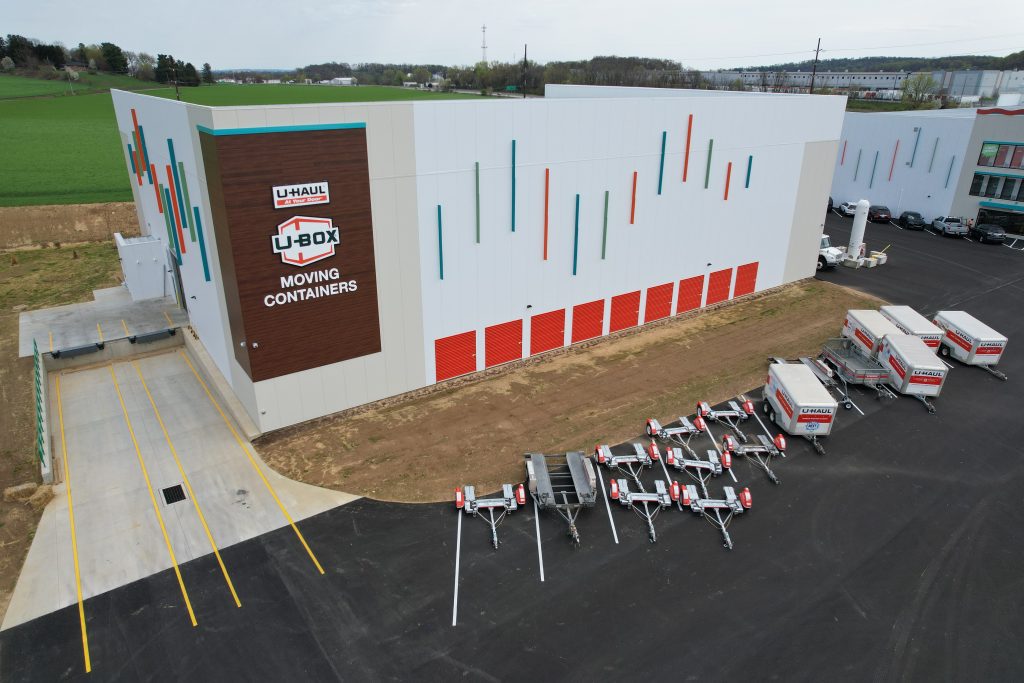 Wohlsen U-Haul exterior building facility lot