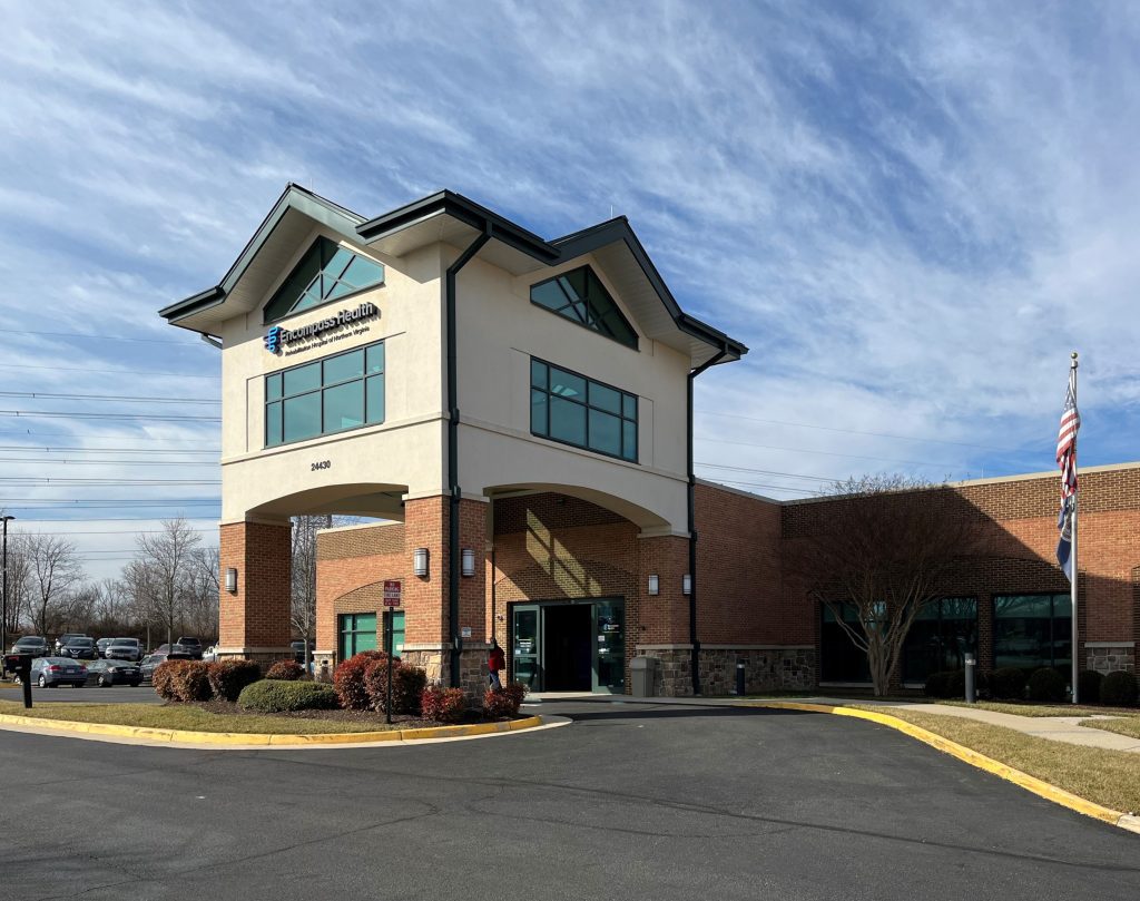 Wohlsen Health building parking lot